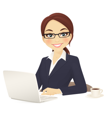 Virtual assistant working remotely on laptop managing tasks